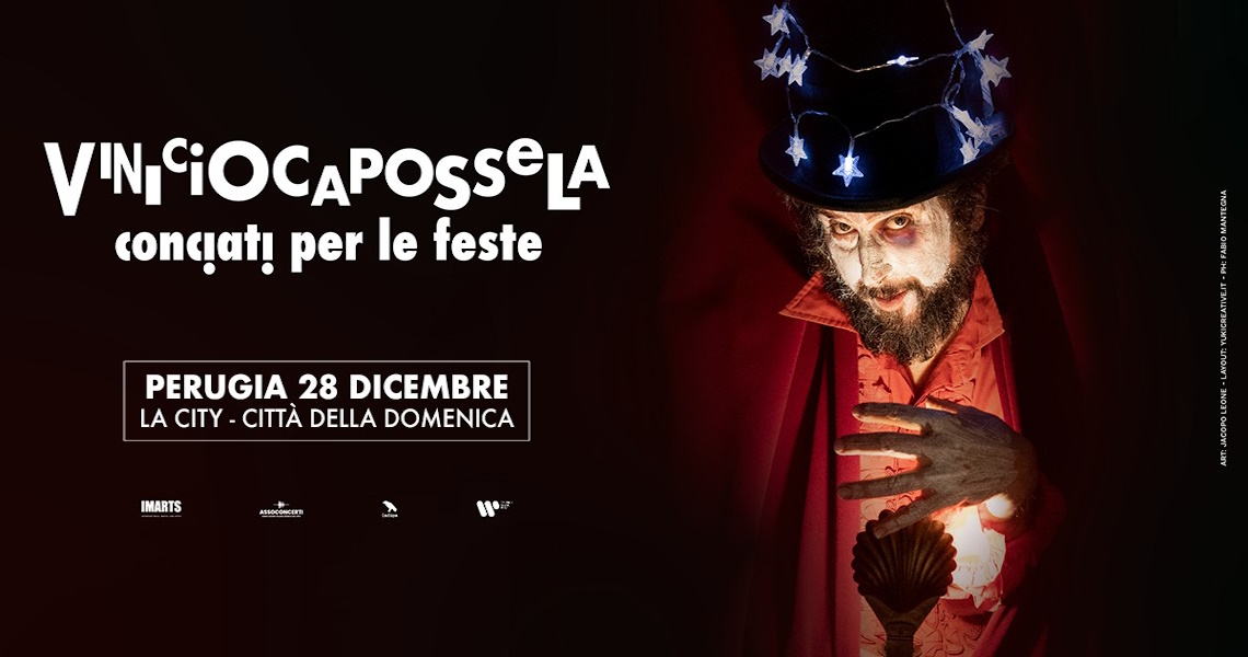 playbill Vinicio Capossela - Conciati per le feste - Perugia